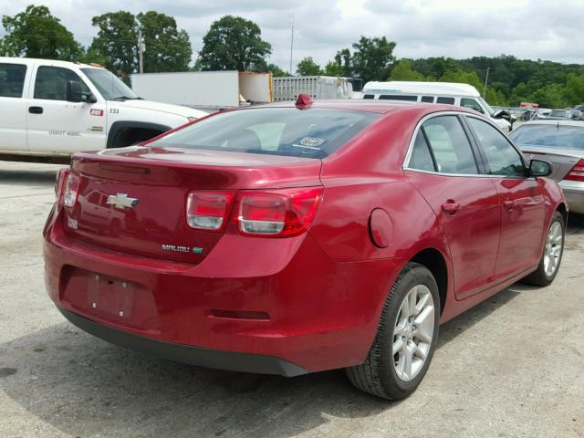 1G11D5RR1DF104127 - 2013 CHEVROLET MALIBU 1LT მუქწითელი ფოტო 4