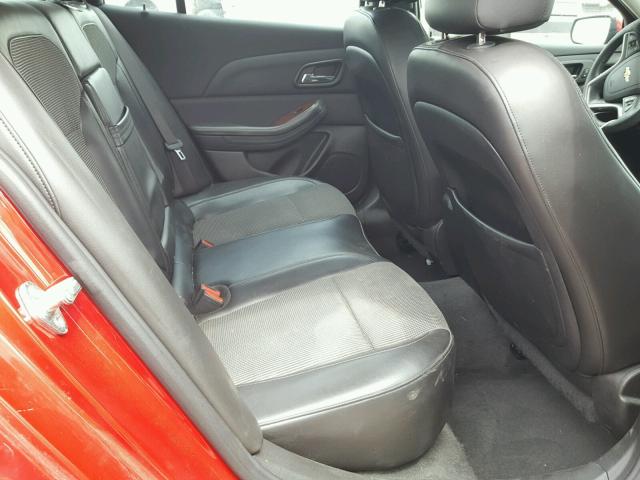 1G11D5RR1DF104127 - 2013 CHEVROLET MALIBU 1LT მუქწითელი ფოტო 6