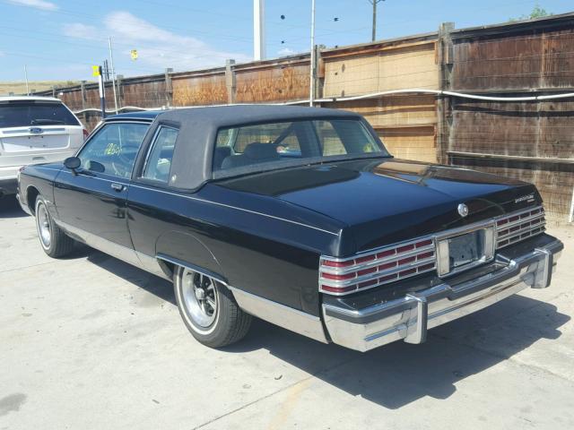 2N37WAP158213 - 1980 PONTIAC BONNEVILLE BLACK photo 3