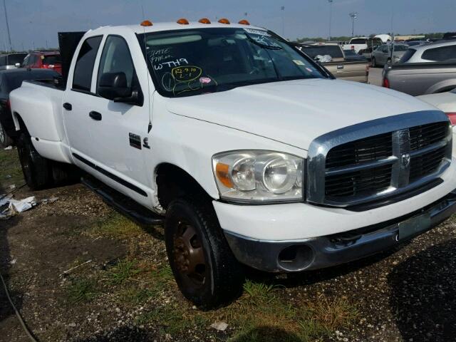 3D7MX48A67G842161 - 2007 DODGE RAM 3500 S WHITE photo 1