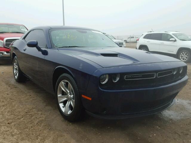 2C3CDZAG2FH822809 - 2015 DODGE CHALLENGER BLUE photo 1