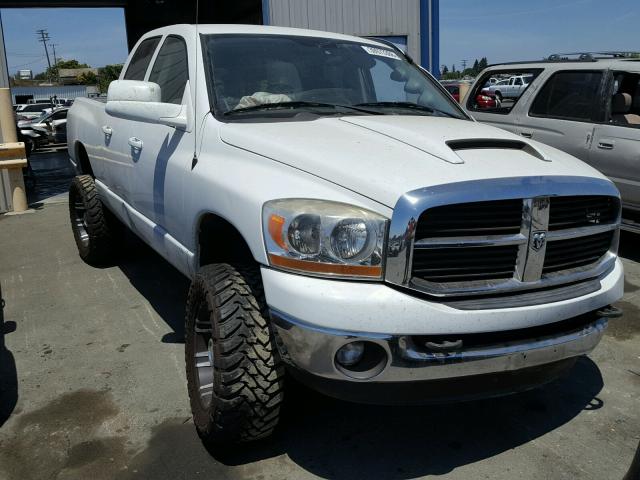 1D7KS28C06J246388 - 2006 DODGE RAM 2500 S WHITE photo 1