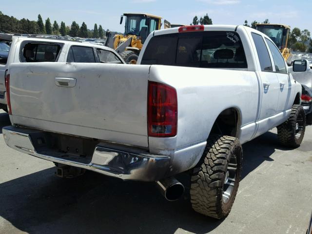 1D7KS28C06J246388 - 2006 DODGE RAM 2500 S WHITE photo 4