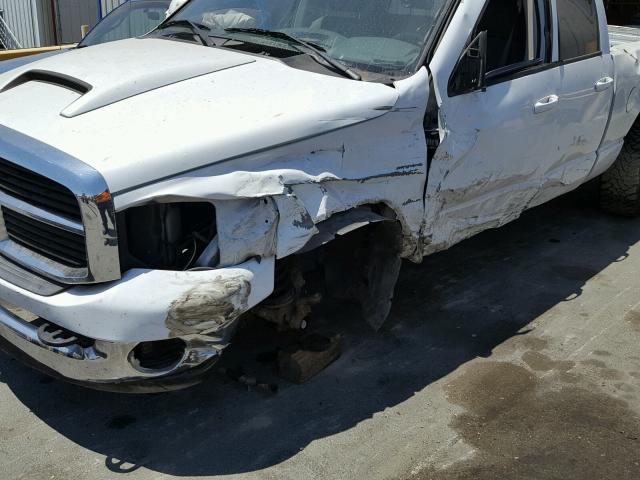 1D7KS28C06J246388 - 2006 DODGE RAM 2500 S WHITE photo 9