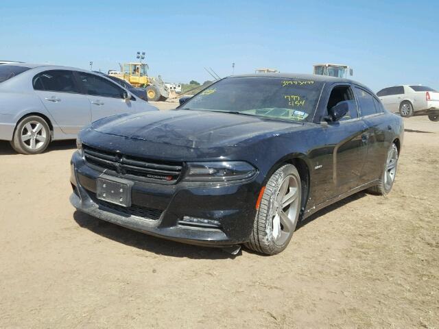 2C3CDXCT8FH777454 - 2015 DODGE CHARGER R/ BLACK photo 2