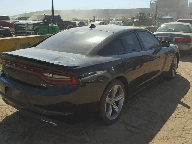 2C3CDXCT8FH777454 - 2015 DODGE CHARGER R/ BLACK photo 4