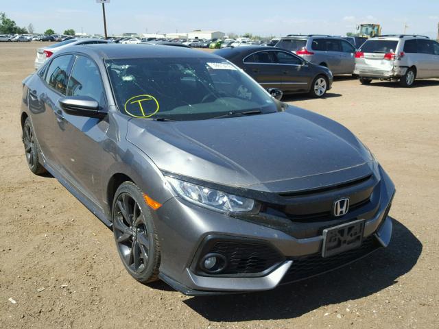SHHFK7G45JU202985 - 2018 HONDA CIVIC SPOR GRAY photo 1