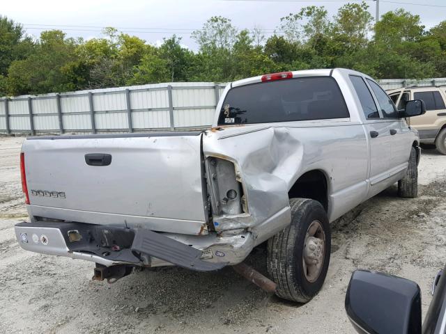 3D7KA28D04G236891 - 2004 DODGE RAM 2500 S Gümüş foto 4