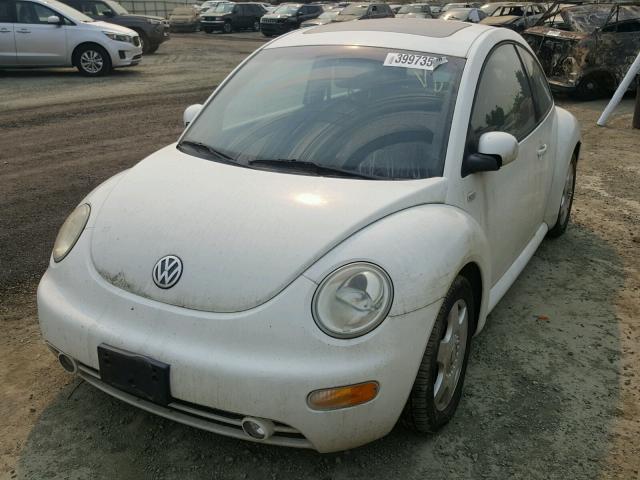 3VWCK21C41M435997 - 2001 VOLKSWAGEN NEW BEETLE 白色 照片 2
