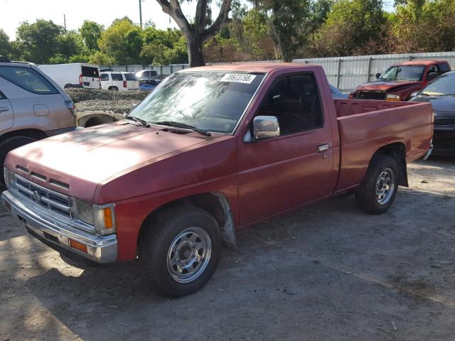 1N6SD11S0NC330226 - 1992 NISSAN TRUCK SHOR RED photo 2