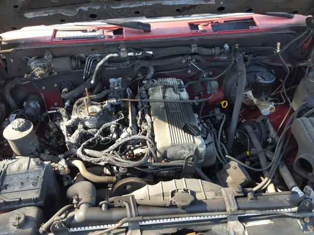 1N6SD11S0NC330226 - 1992 NISSAN TRUCK SHOR RED photo 7