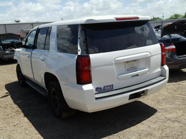 1GNLC2EC7FR577557 - 2015 CHEVROLET TAHOE POLI WHITE photo 3