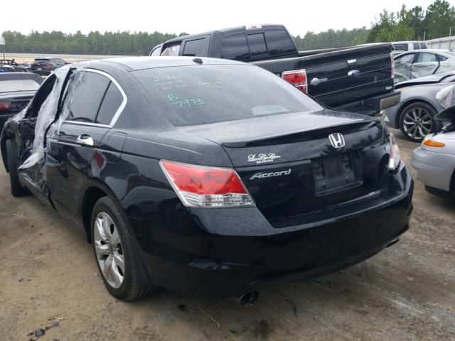 5KBCP3F83AB007973 - 2010 HONDA ACCORD EXL BLACK photo 3