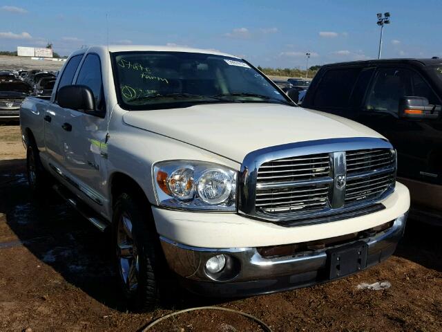 1D7HA18278J211106 - 2008 DODGE RAM 1500 WHITE photo 1