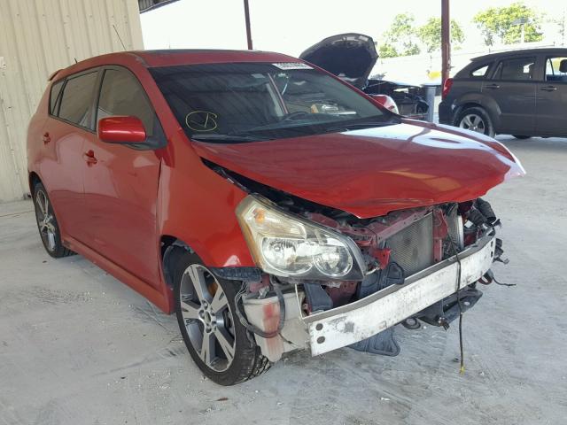 5Y2SR670X9Z412930 - 2009 PONTIAC VIBE GT RED photo 1