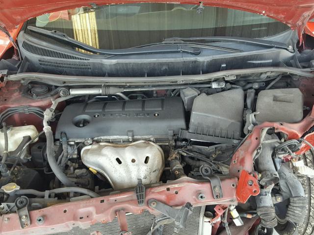 5Y2SR670X9Z412930 - 2009 PONTIAC VIBE GT RED photo 7