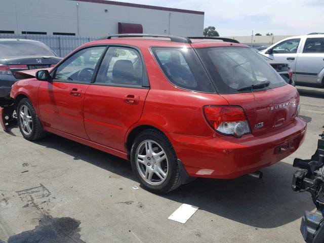 JF1GG65544H819110 - 2004 SUBARU IMPREZA TS RED photo 3