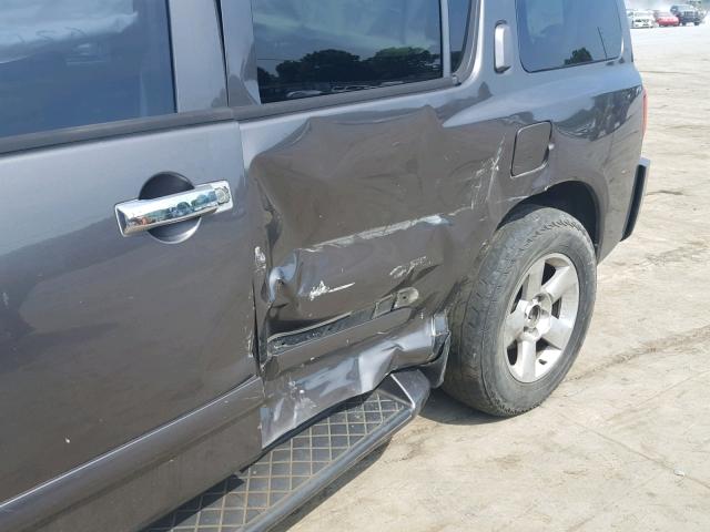 5N1AA08A85N723275 - 2005 NISSAN ARMADA SE GRAY photo 9