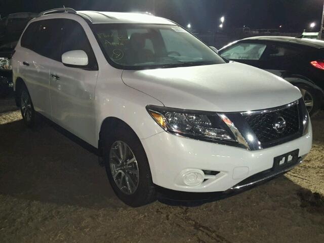 5N1AR2MN5DC655251 - 2013 NISSAN PATHFINDER WHITE photo 1