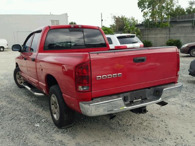 1D3HA18Z72J159112 - 2002 DODGE RAM 1500 Q RED photo 3