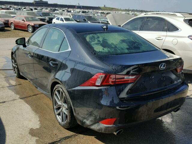 JTHBE1D2XE5002777 - 2014 LEXUS IS BLACK photo 3