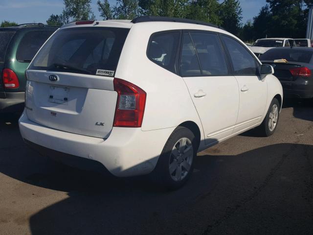 KNAFG525087174629 - 2008 KIA RONDO BASE WHITE photo 4