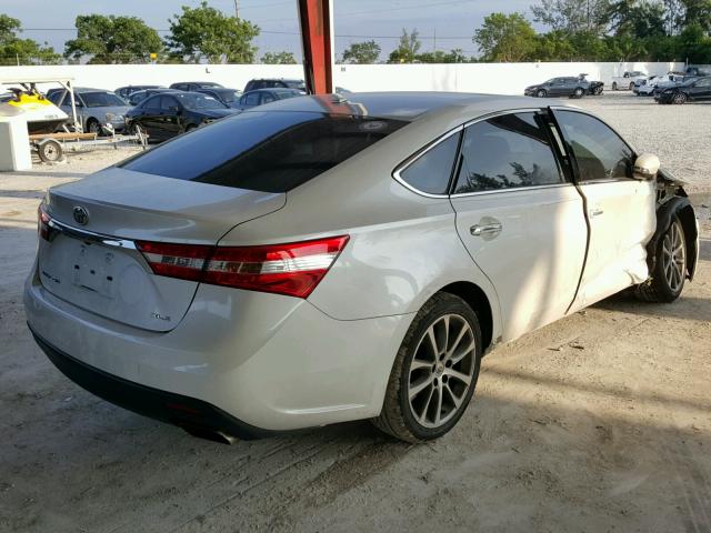 4T1BK1EB3FU170711 - 2015 TOYOTA AVALON XLE WHITE photo 4