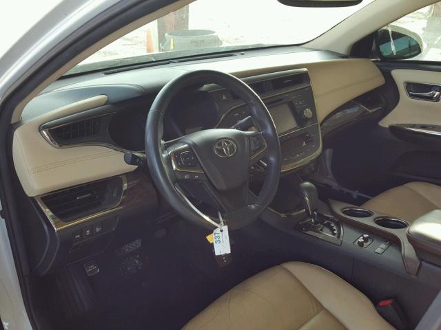 4T1BK1EB3FU170711 - 2015 TOYOTA AVALON XLE WHITE photo 9