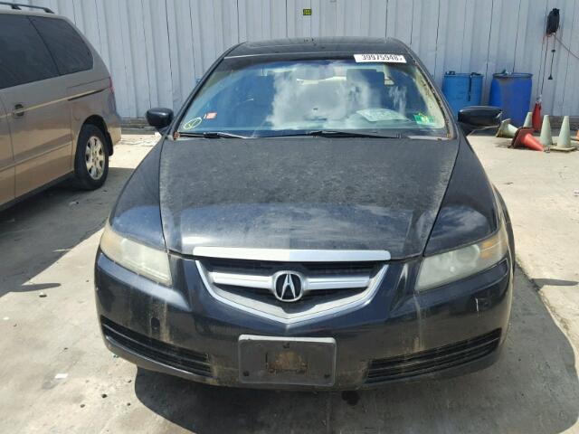 19UUA66255A029944 - 2005 ACURA TL BLACK photo 9