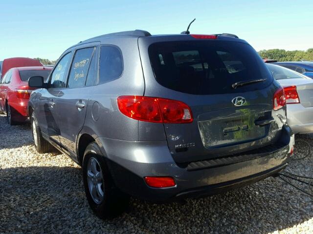 5NMSG13D88H137322 - 2008 HYUNDAI SANTA FE G GRAY photo 3