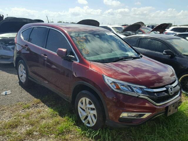 2HKRM3H54FH502339 - 2015 HONDA CR-V EX MAROON photo 1