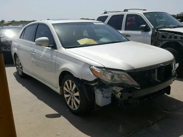 4T1BK3DB9BU428284 - 2011 TOYOTA AVALON BAS WHITE photo 1