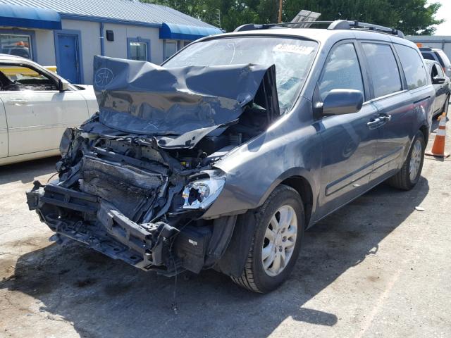 KNDMB233676173798 - 2007 KIA SEDONA EX BLUE photo 1