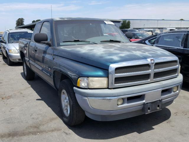 3B7HC13Z7XM567940 - 1999 DODGE RAM 1500 GREEN photo 1