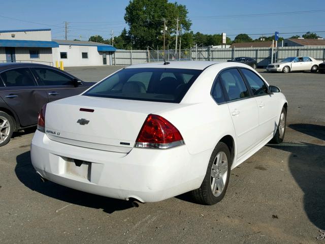 2G1WB5E34E1101857 - 2014 CHEVROLET IMPALA LIM WHITE photo 4