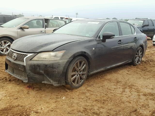 JTHBE1BL4FA013777 - 2015 LEXUS GS Чорний фото 2