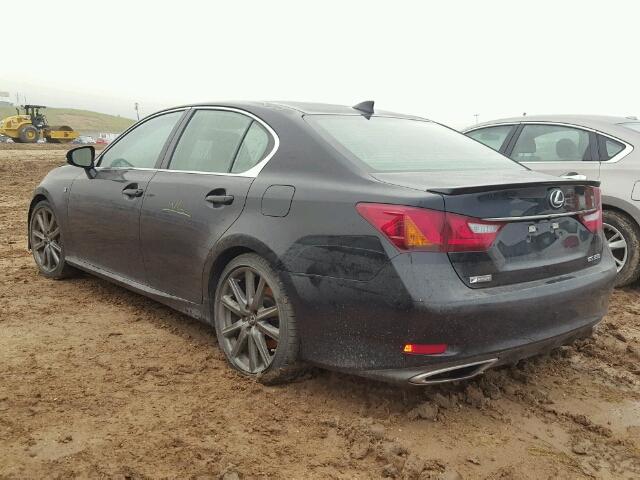 JTHBE1BL4FA013777 - 2015 LEXUS GS Чорний фото 3