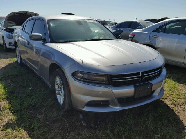 2C3CDXBG1FH846991 - 2015 DODGE CHARGER SE SILVER photo 1