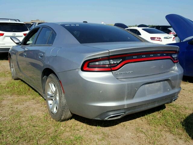 2C3CDXBG1FH846991 - 2015 DODGE CHARGER SE SILVER photo 3