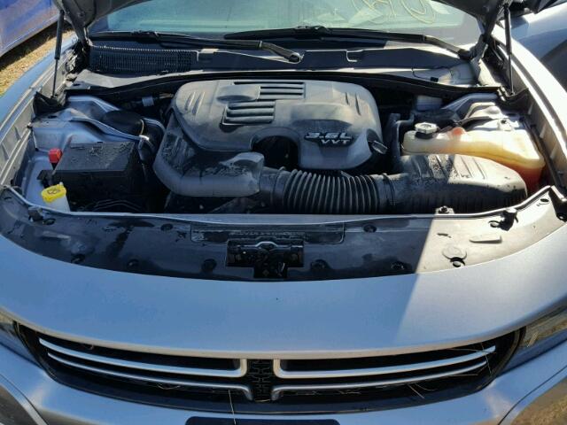 2C3CDXBG1FH846991 - 2015 DODGE CHARGER SE SILVER photo 7