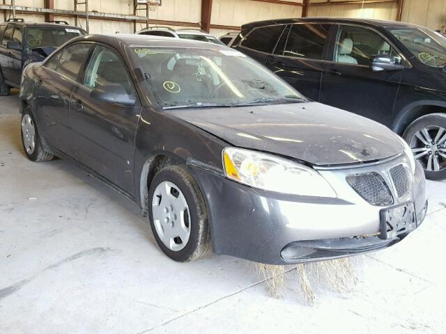 1G2ZF58B874174608 - 2007 PONTIAC G6 VALUE L GRAY photo 1