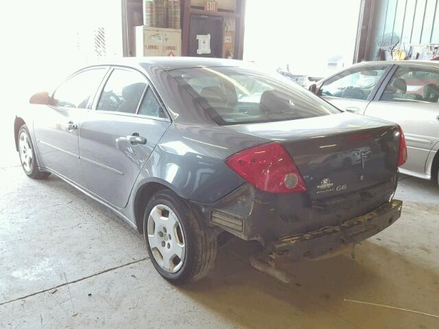 1G2ZF58B874174608 - 2007 PONTIAC G6 VALUE L GRAY photo 3