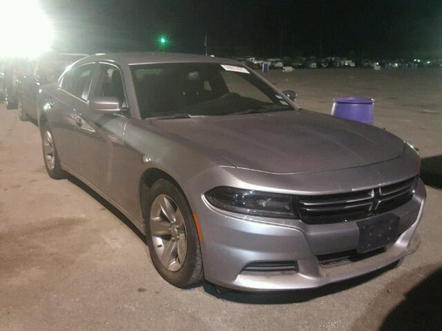 2C3CDXBG7FH735443 - 2015 DODGE CHARGER SE SILVER photo 1