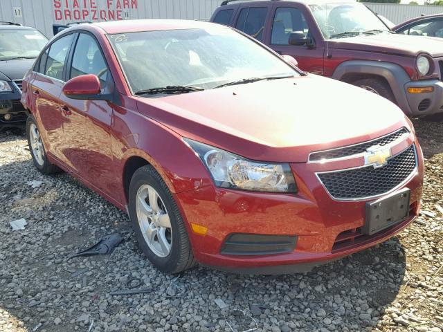 1G1PF5S94B7175487 - 2011 CHEVROLET CRUZE LT RED photo 1