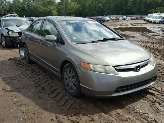 1HGFA16968L046740 - 2008 HONDA CIVIC EXL SILVER photo 1