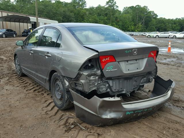 1HGFA16968L046740 - 2008 HONDA CIVIC EXL SILVER photo 3