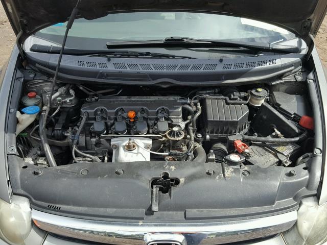 1HGFA16968L046740 - 2008 HONDA CIVIC EXL SILVER photo 7