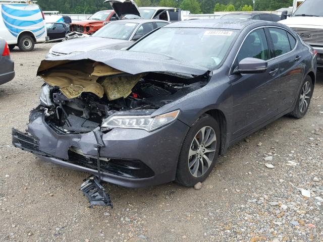 19UUB1F51HA007762 - 2017 ACURA TLX TECH 灰色 照片 2