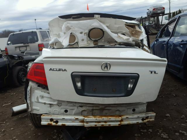 19UUA66284A046428 - 2004 ACURA TL WHITE photo 9