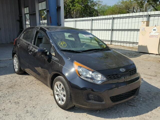 KNADM5A36C6094458 - 2012 KIA RIO BLACK photo 1